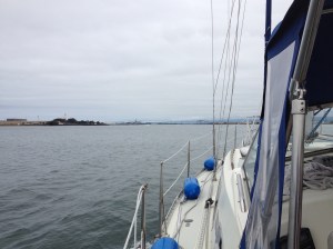 Entering Humboldt Bay