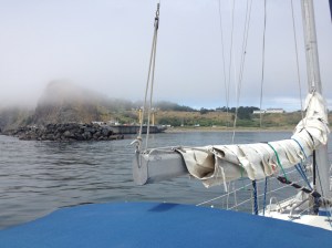 Pulling in to Port Orford