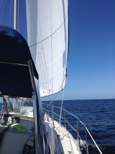 A tiny bit of sailing