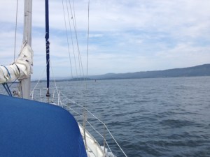 Seeing the red buoy is always reassuring