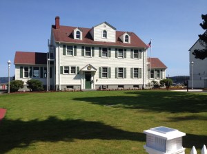 "Coastguard town" - nice CG house, historical grounds