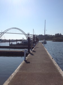 Toga tied up at the guest dock