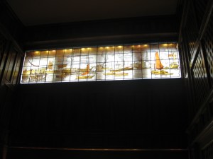 stained glass at mansion