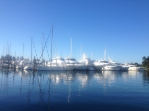 Tsehum Harbour, Sidney, BC - lots of mega yachts