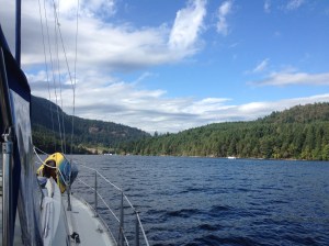 Entering Genoa Bay