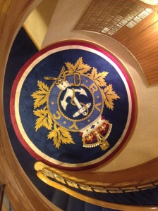 RVYC pretty staircase and emblem