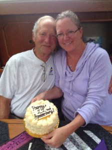 22nd anniversary cake!