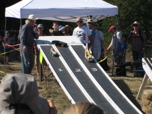 Zucchini car races!