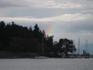 Rainbow at Newcastle Island