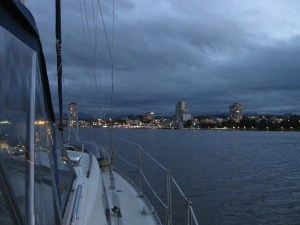 Evening lights at Nanaimo