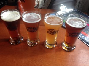 Granville Island Brewery sampling