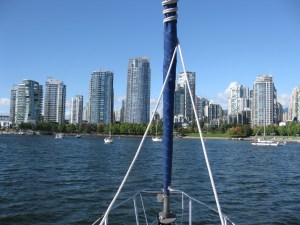 Area surrounding anchorage in False Creek