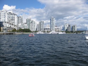 Area surrounding anchorage in False Creek