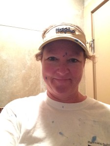 Evidence I have worked - paint all over me