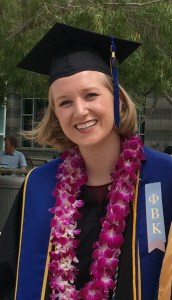 Amy graduating from UCSD