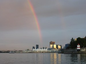 Rainbows but no rain ok, maybe a few sprinkles)