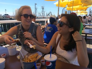 Had delicious fish & chips in Steveston