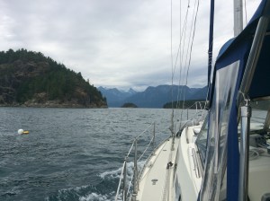 Entering Desolation Sound