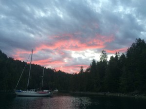 Alfred Island sunset