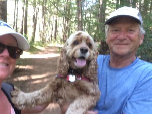 Hiking at Roscoe Bay