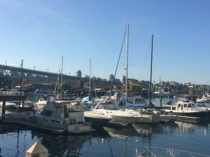 At the dock in False Creek