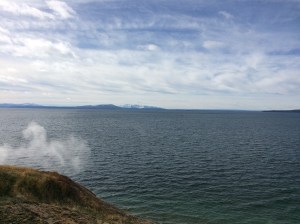 Little geysers everywhere